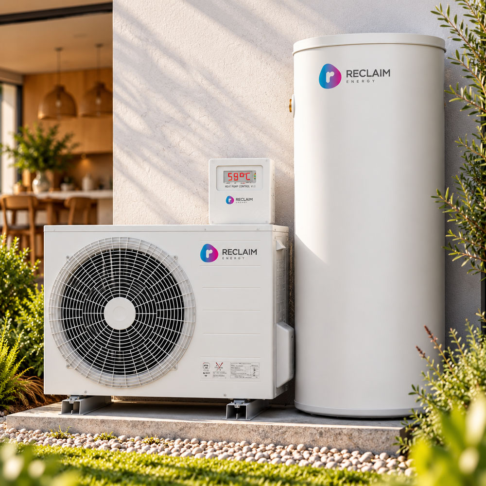 Modern Reclaim Energy Heat Pump Installation