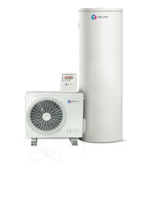 Reclaim CO2 heat pump hot water system