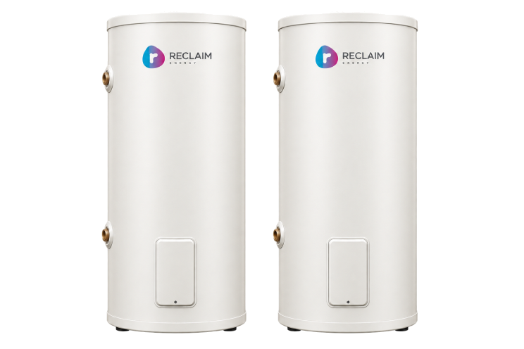 Reclaim CO2 heat pump storage tank options