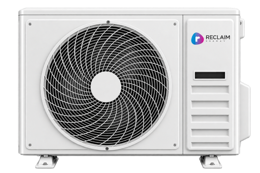 Reclaim R32 split system indoor and outdoor units